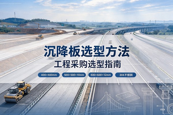 清河沉降板选择方法