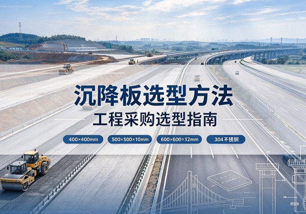 清河沉降板选择方法